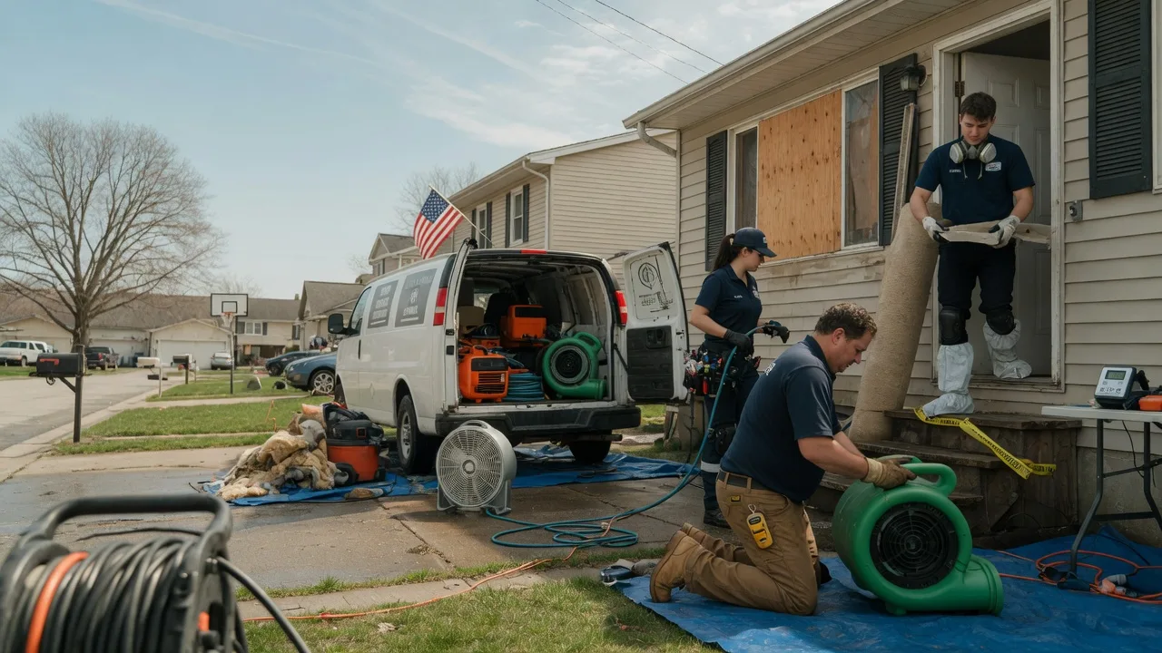 Water Damage Restoration in Husser, LA near me
